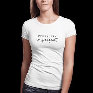 Perfectly Imperfect Premium T-Shirt White Size S-XL